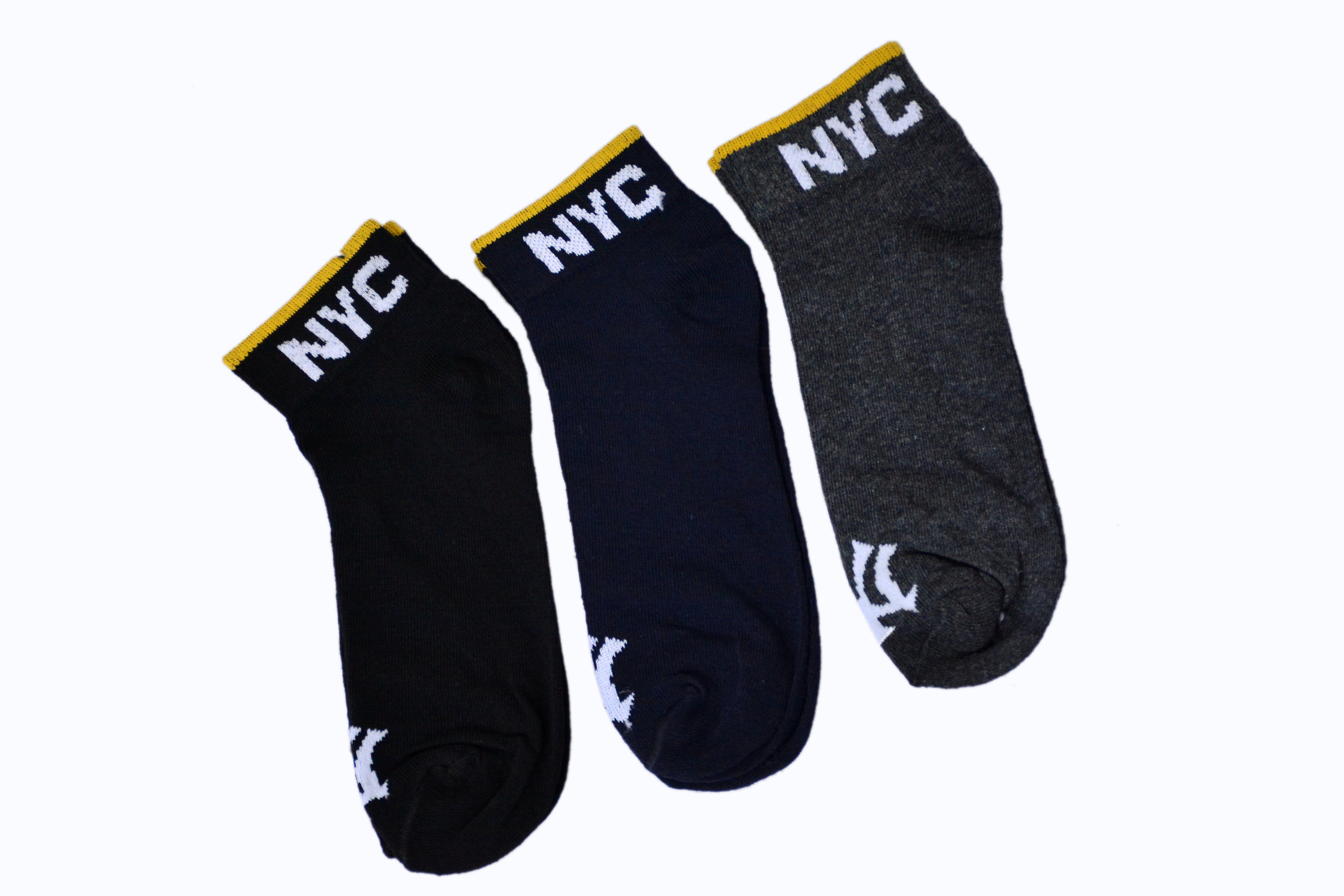 SS Branded Ankle Socks 4 (Pack Of 3)