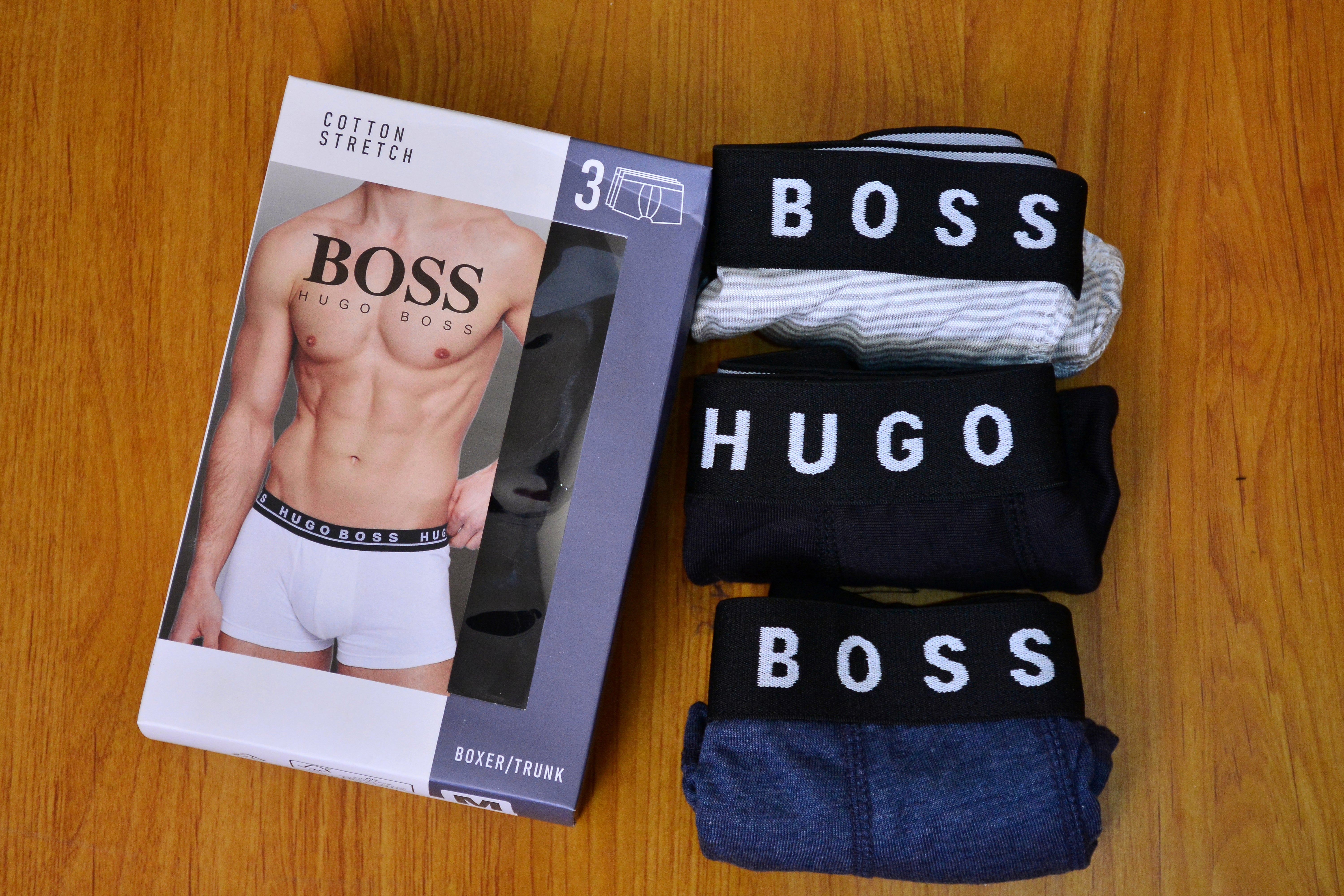 SS BOXER 1 H-U-G-O B-O-S-S (PACK OF 3)